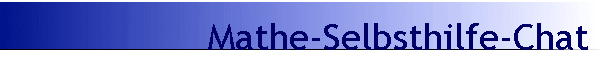 Mathe-Selbsthilfe-Chat